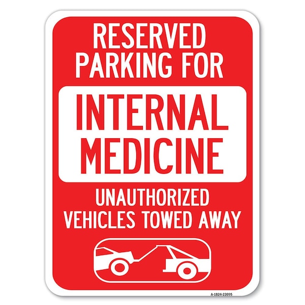 Reserved Parking for Internal Medicine Unauthorized Vehicles Towed Away, A-1824-23095